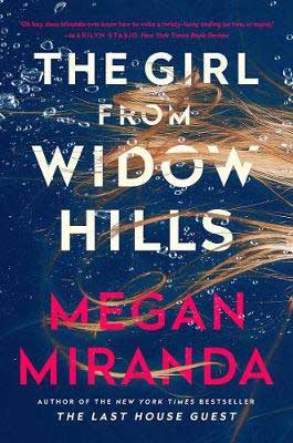 2020 books set in North Carolina including The Girl From Widow Hills by Megan Miranda book cover with golden hair floating in blue water with bubbles