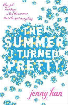 YA Books Set In North Carolina like The Summer I Turned Pretty by Jenny Han white book cover with turquoise and yellow flowers