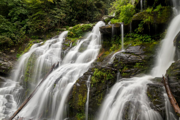 best waterfall hike near asheville