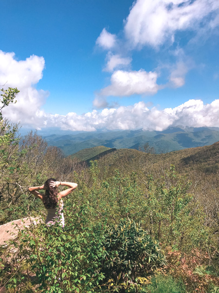 Christine at Craggy Gardens