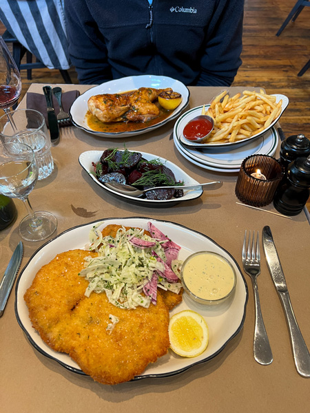 Schnitzel at Tall Johns