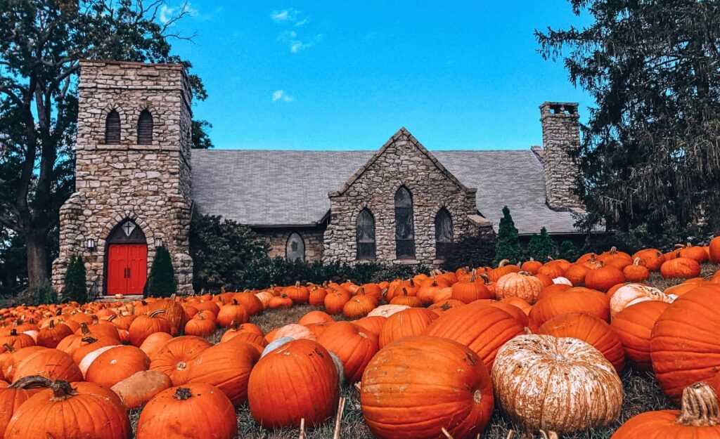 Grace Episcopal Church pumpkin patch Asheville