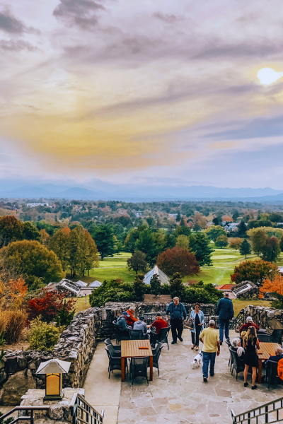 Omni Grove Park Inn in Asheville October Sunset