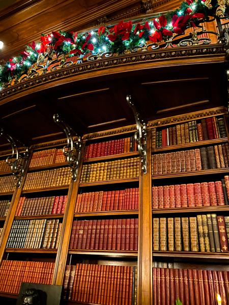 Biltmore Library at Christmas