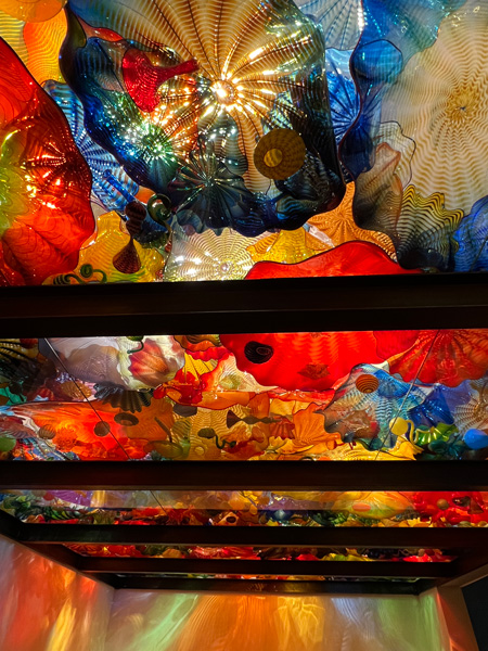 Chihuly blown glass ceiling Biltmore