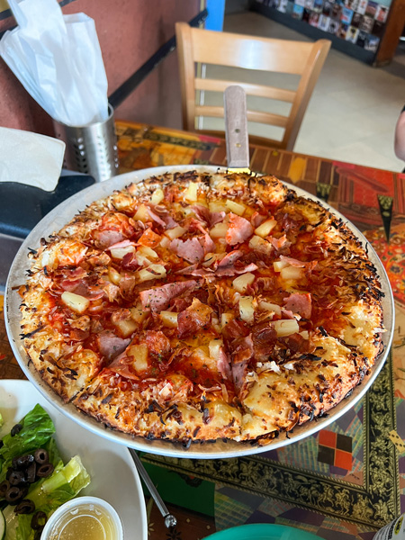 Pizza at 828 Family Pizzeria