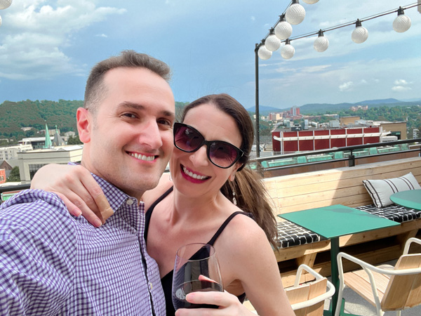 Flat Iron Rooftop Bar Selfie