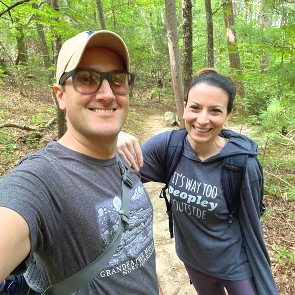 Selfie along Masters Park to Haw Creek Overlook trail