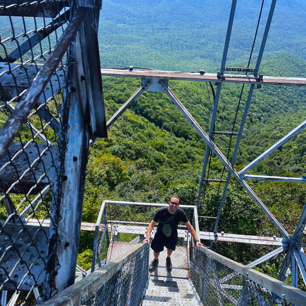 Tom on Fryingpan Mountain Tower