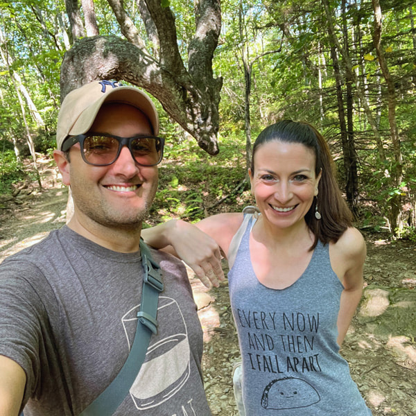 Selfie at Skinny Dip Falls with dragon tree