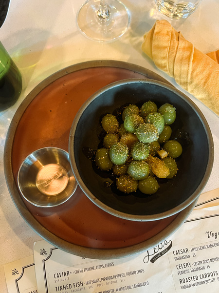 Olives at Leo's House of Thirst 